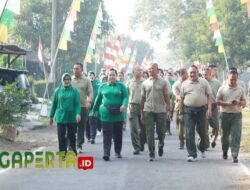 Acara Jalan Santai Meriahkan Perayaan  HUT Kemerdekaan RI ke-78 di Akmil