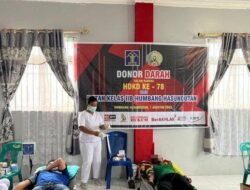 Menyambut Hari Lahir KEMENHUKAM  (HDKD) ke-78, RUTAN Humbang Hasundutan, Kanwil KEMENKUMHAM SUMUT Gelar Kegiatan Donor Darah