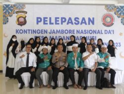 Pelepasan Kontigen Jambore Nasional Da’i Desa Madani Parmusi Kalbar, Kapolda Kalbar Berpesan Agar Da’i dan Ormas Parmusi menjadi Representasi Polri