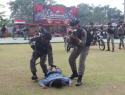 Brimob Kalbar Latihan Guna Siap Hadapi Tahun Politik 2024