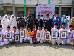 Dandim 0417/ Kerinci Pimpin Upacara  Kesaktian Pancasila di Sekolah Islam Terpadu Amanah.