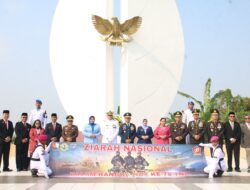 Kasdam XII/Tpr Ikuti Ziarah Nasional Peringatan HUT ke-78 TNI