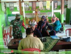 Peduli Kesehatan Warga Binaannya, Babinsa Pos Selopuro Dampingi Kegiatan Posyandu Lansia
