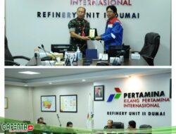 Perkuat Koordinasi Pengamanan Obvitnas, PT KPI Unit Dumai Terima Kunjungan Komandan Korem 031/Wira Bima