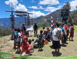 Sekolah Alam Pos Dangbet Satgas Mobile Raider 300 Siliwangi di Dangbet Papua