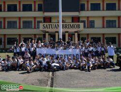 Kunjungan Belajar Siswa-Siswi SD ke Mako Satbrimob Polda Kalbar