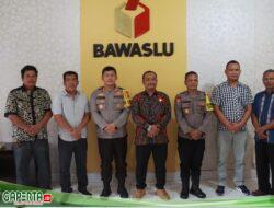 Kapolres Simalungun Lakukan Kunjungan dan Silaturahmi ke Kantor BAWASLU Simalungun