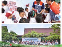Ambil Peran Bangun Generasi dan Menginspirasi, Pertamina Energi Negeri Sambangi 2 Sekolah di Dumai
