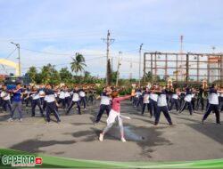 Untuk menjaga Fisik serta Kekompakan Polres Pelabuhan Belawan gelar Saptu sehat dan kebersihan