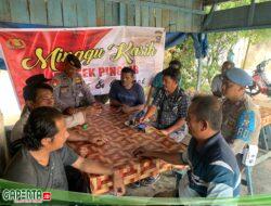 Minggu Kasih, Polsek Pinggir Sambangi Warung Masyarakat Jalan Lintas Duri-Pekanbaru