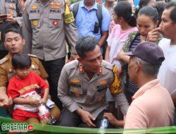 Insiden Kebakaran di Wilayah Kampung Kurnia Kapolres Pelabuhan Belawan Langsung ke Tempat Kejadian