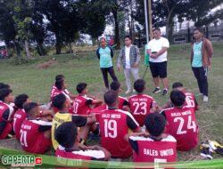 Jelang Pertandingan Perdana Soeratin Cup U-15, Presiden Dales United Pompa Semangat Pemain