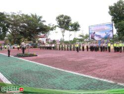 Siap Amankan Even Internasioanal, Polres Simalungun Menggelar Apel Pasukan Operasi Aquabike Toba 2023