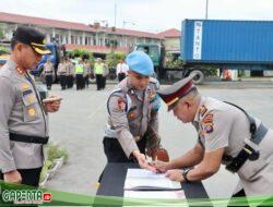 Upacara Serah Terima Jabatan (Sertijab) Kasat Narkoba Polres Pelabuhan Belawan AKP Herison Manulang,SH kepada AKP Muhammad Abdi Harahap,SH