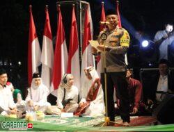 Polres pelabuhan Belawan hadiri acara UMKM seni budaya serta Zikir Akbar dan Himbau Masyarakat Ciptakan Kamtibmas Pemilu Damai 2024.