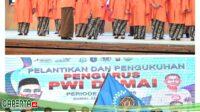 Resmi, Pengurus PWI Dumai Periode 2023-2026 Dilantik Ketua PWI Riau