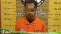 Sat Narkoba Polres Pelabuhan Belawan Tangkap Tersangka Narkoba di Kelurahan Terjun