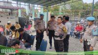 Kasat Binmas Polres Pelabuhan Belawan Pantau Kegiatan Penghitungan dan Rekapitulasi Suara di PPK Medan Labuhan