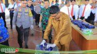 Polres labuhanbatu Musnahkan 15 Kg Sabu Merk (Number One)