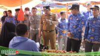 Pj. Bupati Asraf Pimpin Sidak Pasar Senen Siulak, Harga Bahan Pokok Kebutuhan Masyarakat Cenderung Menurun