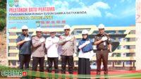 Meningkatkan Kesejahteraan dan Kesiapsiagaan Anggota Polri Dalam Melaksanakan Tugas, Polresta Barelang Peletakan Batu Pertama Rusun Sanika Satyawada