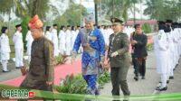 Dampingi Presiden Jokowi Hadiri Upacara Hari Lahir Pancasila, Menteri AHY Kenakan Pakaian Adat Melayu Riau