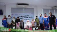 Wujud Rasa Syukur Atas Capaian TW I, Kilang Pertamina Dumai Berbagi ke Panti Asuhan
