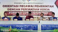 Sekda Kerinci Zainal Efendi Membuka Orientasi PPPK Formasi Guru Tahun 2023