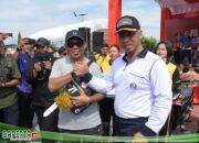 Jurnalis Ramaikan Olahraga Bersama Hari Bhayangkara ke-78, Koresponden TVOne dapatkan Undian Sepeda Motor