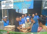 HNSI KOTA MEDAN DAN RELAWAN WAK YOUNG RESPEK BANTU KORBAN KEBAKARAN DI KELURAHAN BAGAN DELI