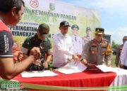 HUT Bhayangkara ke-78, Polres Dumai Tanam Pohon, Giat Ketahanan Pangan dan Serah Beasiswa