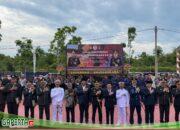 Kapolres Bintan Pimpin Upacara Peringatan Hari Bhayangkara Ke-78 Tahun 2024, Berikan Penghargaan Kepada Masyarakat dan Personel.