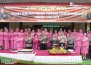 Kapolresta Barelang Pimpin Upacara Korp Raport Kenaikan Pangkat 86 Personel Polresta Barelang Periode 1 Juli 2024
