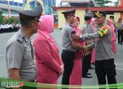 Polres Pelabuhan Belawan Gelar Korps Raport Kenaikan Pangkat