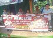Kegiatan Minggu Kasih Polsek Sungai Beduk Polresta Barelang bersama Masyarakat Kavling Baru Sei Daun Kel. Tanjung Piayu