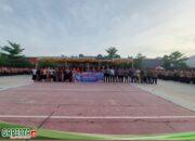 SAT LANTAS POLRES PELABUHAN BELAWAN SOSIALISASIKAN OPS PATU TOBA DI SMA 19 MEDAN DAN PARA OJEK KAMPUNG NELAYAN