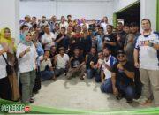 Tim Amsakar Achmad menggelar rapat konsolidasi di sekretariat pemenangan Amsakar Achmad di bilangan Batam Center.