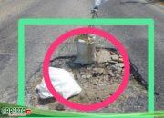 Miris…!! Pemerintah Labuhanbatu Melakukan Pembiaran Jalan Rusak, “Pengguna Jalan Mengeluh”