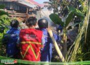 Kebakaran di Kelurahan Kotabaru, Bhabinkamtibmas Pontianak Selatan Bertindak Cepat