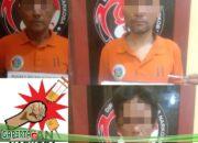 Sat Narkoba Polres Pelabuhan Belawan Tangkap 2 Pengedar dan 1 Pengguna Shabu di Jalan Rawe 6