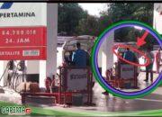 SPBU 64.788.018 Desa Padang Diduga Kangkangi Aturan Penjualan BBM Bersubsidi