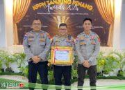 Polres Bintan Terima Penghargaan Dari Kapolri Karena Dinilai Sempurna Dalam Pengelolaan Anggaran Periode Tahun 2023.