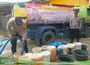 Polsek Bintan Timur, Polres Bintan Bantu Warga Kekurangan Air Bersih.