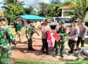 Merah Putih Berkibar di Perbatasan Semarak HUT RI ke-79 di Badau, Kapuas Hulu