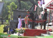 Upacara Penurunan Bendera HUT Ke-79 RI  di Akademi Militer Magelang