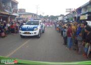 Polres Bengkayang melaksanakan Pengamanan Lalulintas Karnaval HUT RI Ke-79 di kota Bengkayang