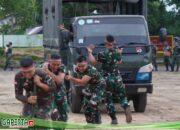 Pertama Kalinya Lomba Tarik Truck, Militer Memeriahkan di Hari Ulangtahun Kemerdekaan RI ke-79 Makorem 121/ABW