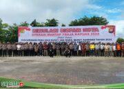 Polres Sanggau stimulasi Sispamkota Dalam Rangka Pengamanan Pilkada Tahun 2024 di Kabupaten Sanggau.