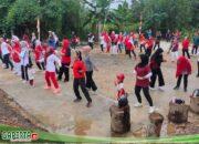 Komplek Asrama Militer Ahmad Yani Mungguk Jengkol Korem 121/ABW Meriahkan Kemerdekaan Dengan Kebersamaan