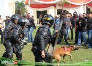 Polda Jambi Latihan SISPAMKOTA Dalam Rangka Pengamanan Jelang Pilkada Serentak Tahun 2024